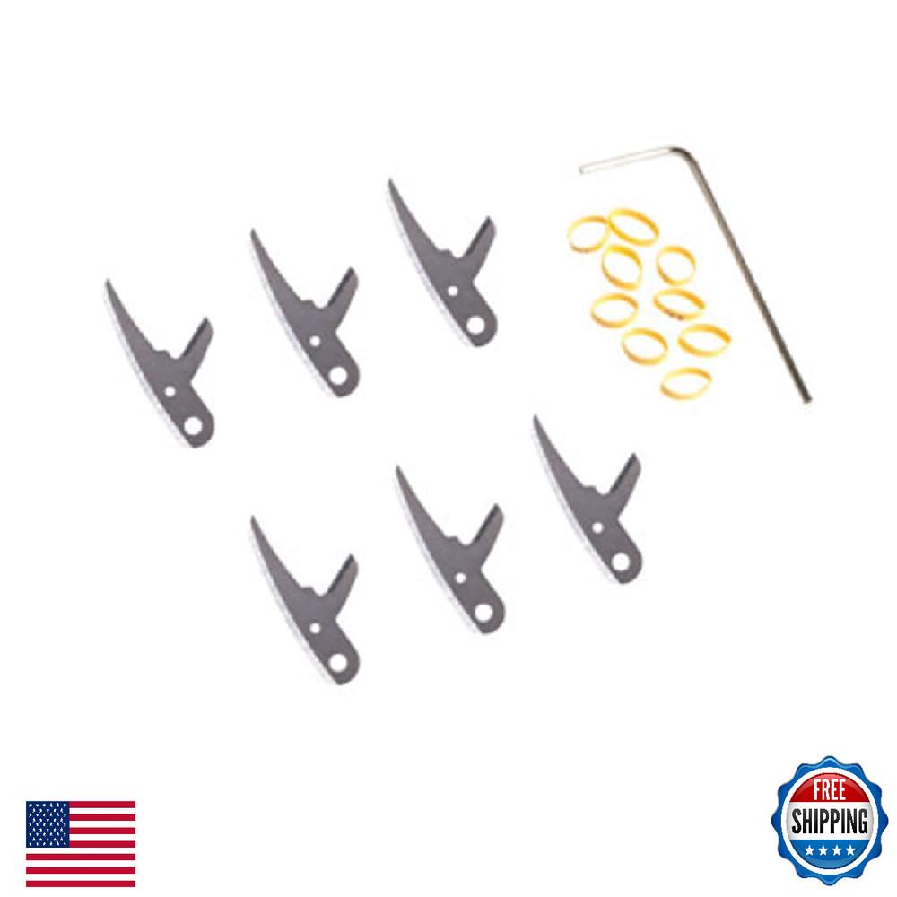 Swhacker #265 Broadhead Blades Kit Levi Morgan 100 Grain 2.0" Cut Replacement