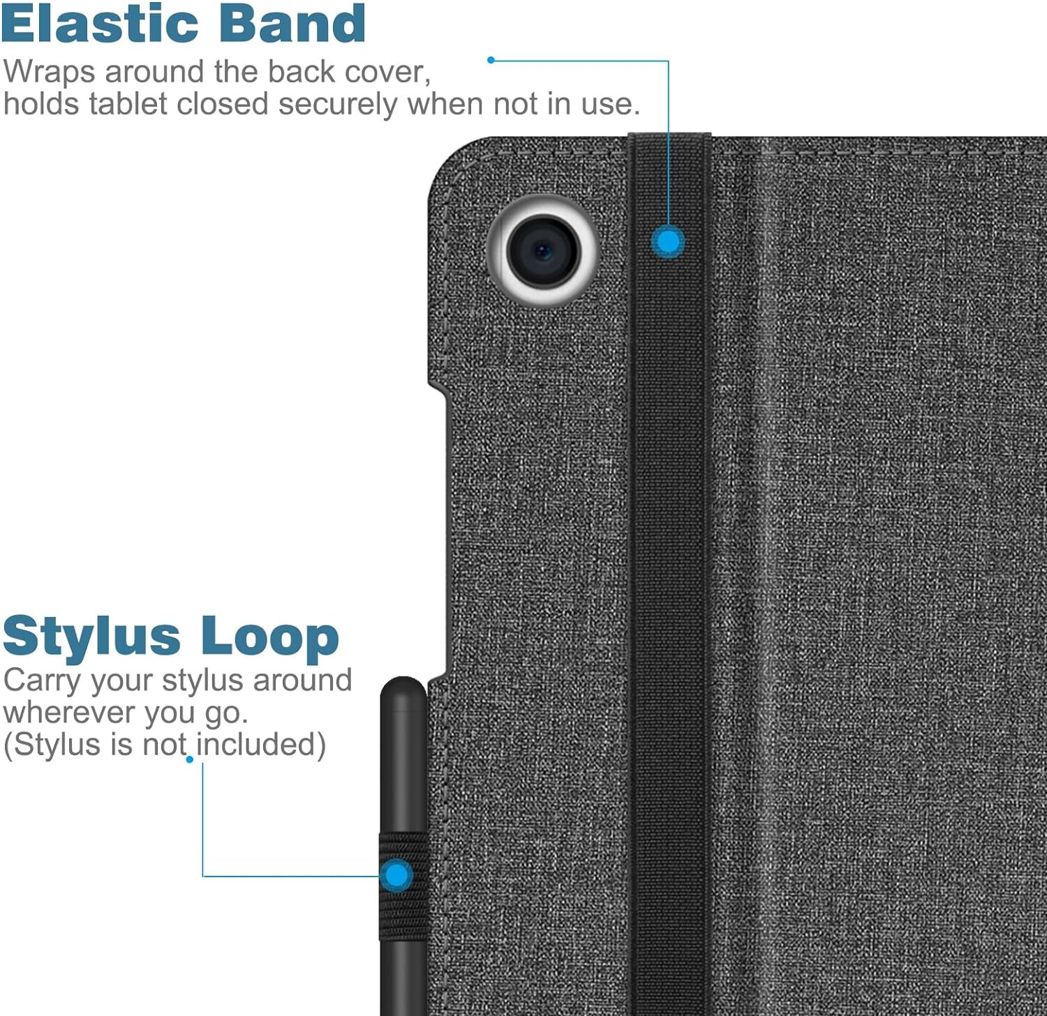 For Samsung Galaxy Tab A9 Plus/A9+ 5G 11 Inch 2023 Case Multi-Angle View Cover