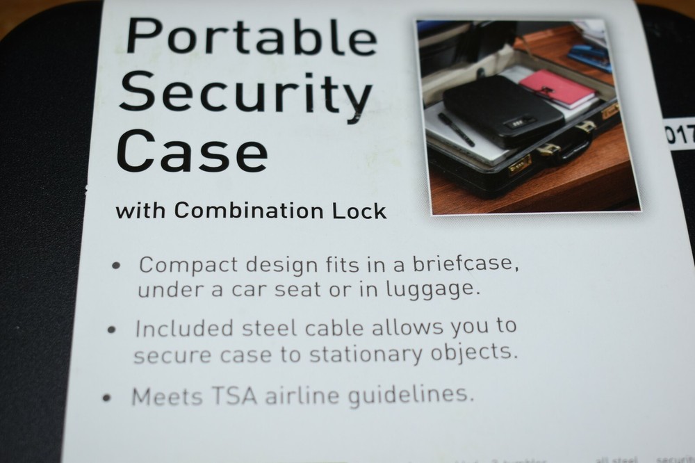  Gun Case Stack-On PC-95C-4-D Portable Black Combination Lock Security Case