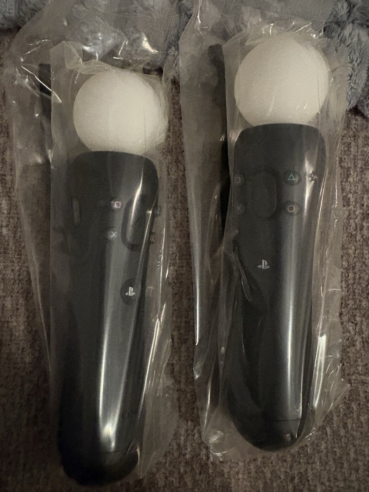 Sony PlayStation Move Motion Controller 2 Pack Black Pink Wireless for PS4 PS VR