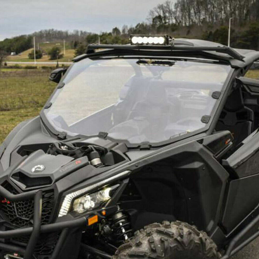 Full Front Windshield Scratch Resistant For Can Am Maverick X3 / Max 2017-2026