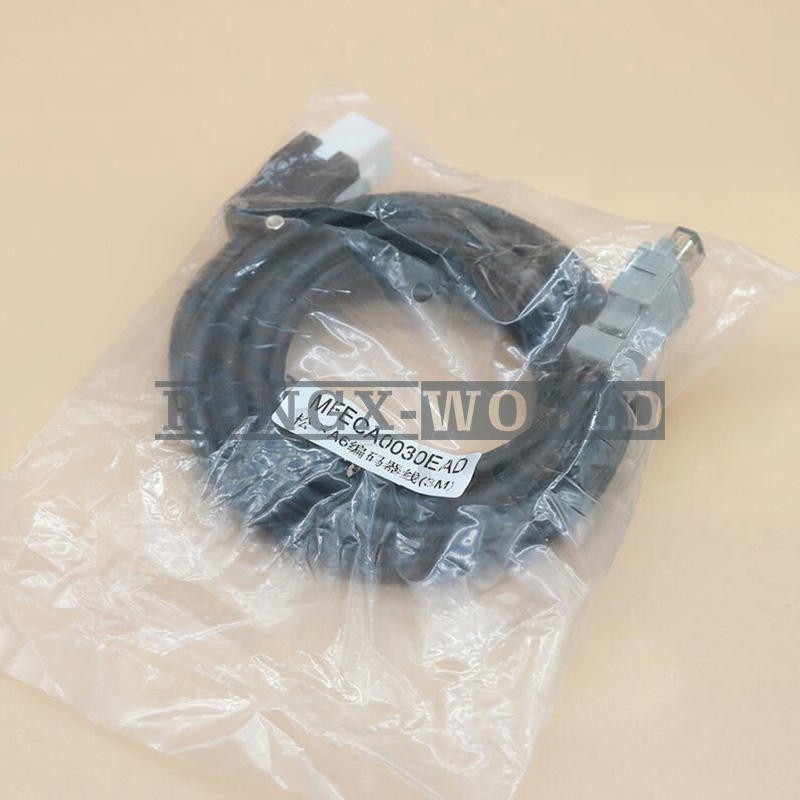 1PCS New For Panasonic MFECA0030EAD A6 Servo Motor Encoder Cable 3M