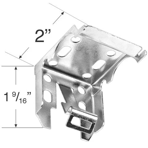 (2) Levolor and Kirsch Mounting Bracket for Cordless and Cord Loop Cellular