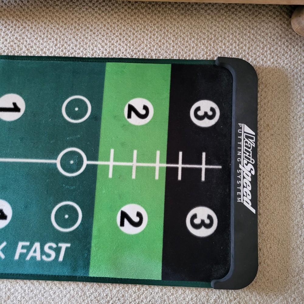VariSpeed Golf Putting System - Practice 4 Different Speeds On One Mat!