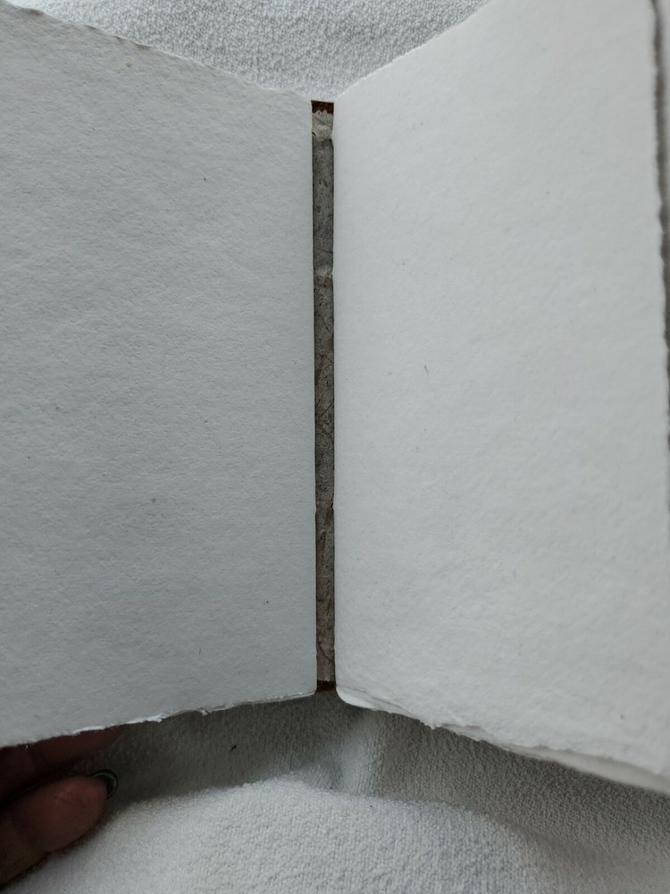 Iona Handmade Leather Bound Notebook with Icebox Clasp