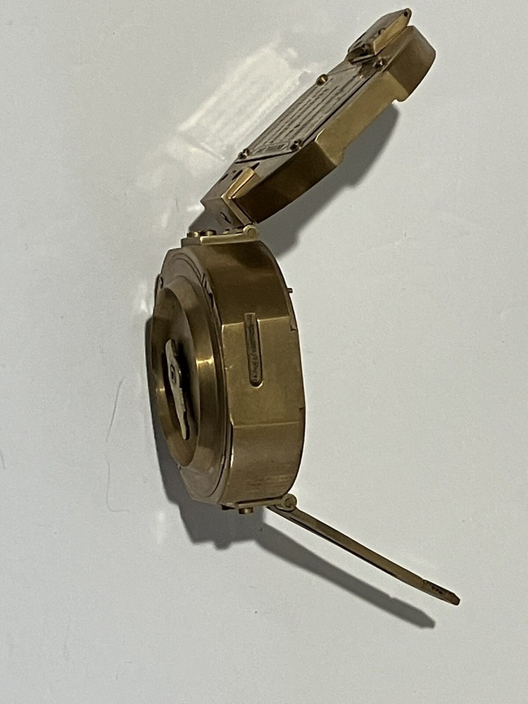Brass Maritime Compass With Case
