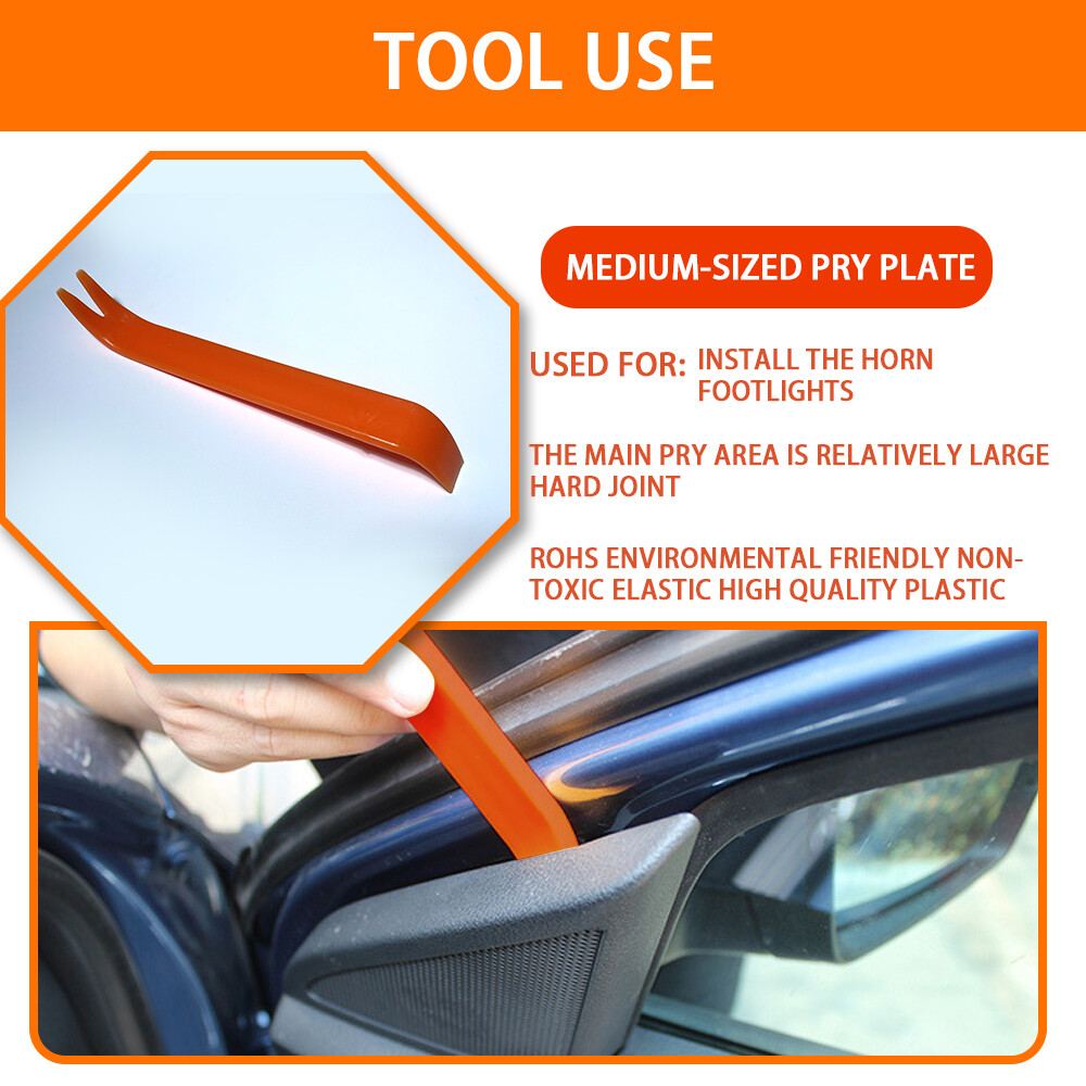 12 PCs Car Door Plastic Tools For RAV4 Removal Tool Pry Panel Dashboard Trim