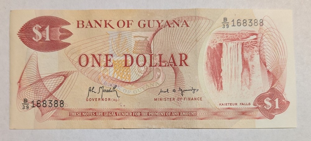 GUYANA ~ 1 DOLLAR NOTE