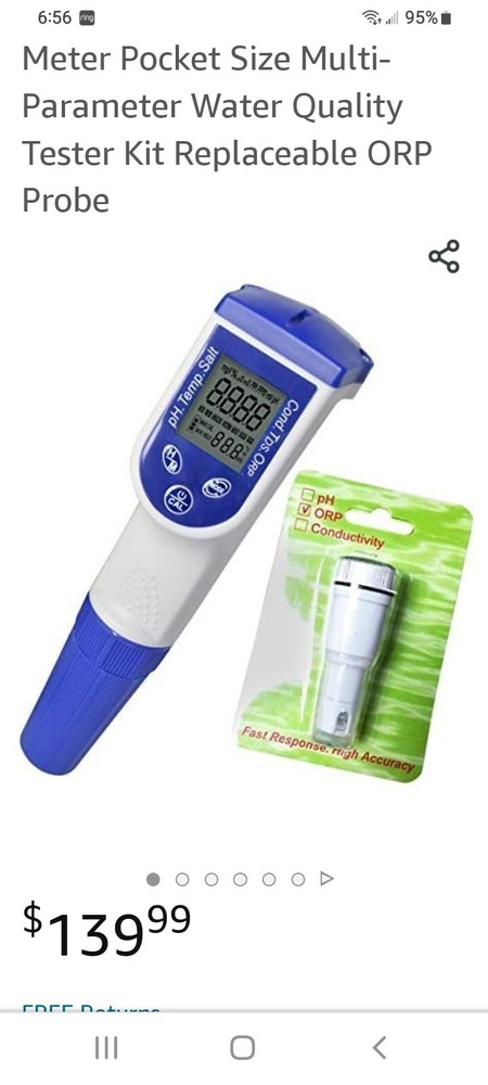 PH Tester, 6 In 1 tests