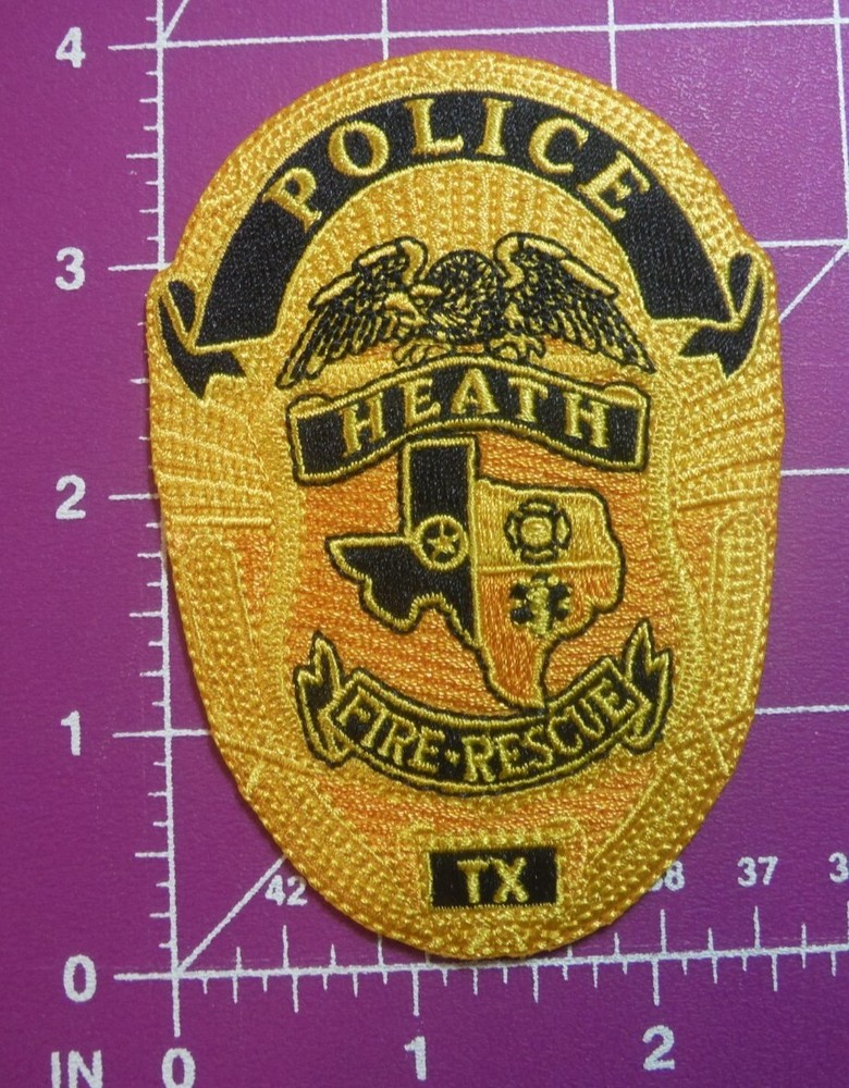 Heath Texas Police/Fire/rescue patch (E)