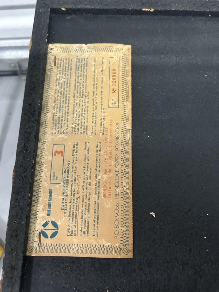 VTG DWD Loud Speakers