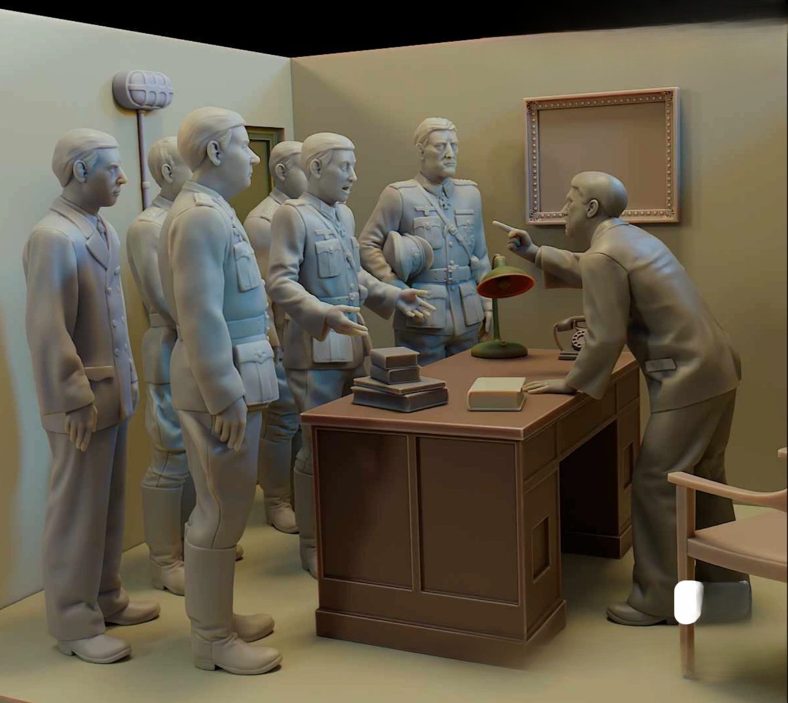 1/35 Scale WwII All Scenes of The Fall of The Empire Resin Model Kit