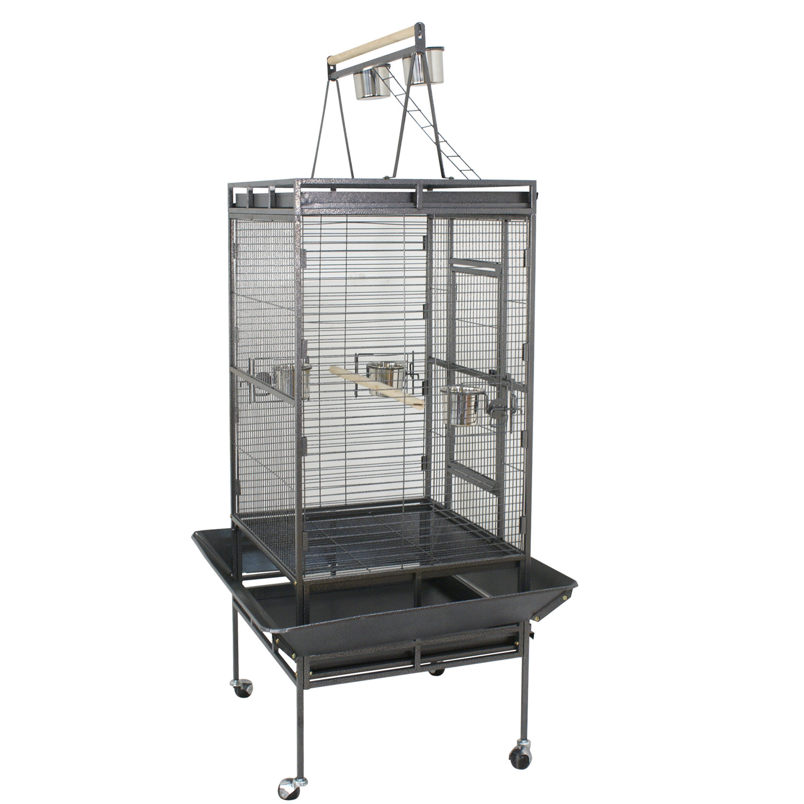 68" Large Bird Cage Play Top Parrot Finch Flight Cage Macaw Cockatoo Pet Supply