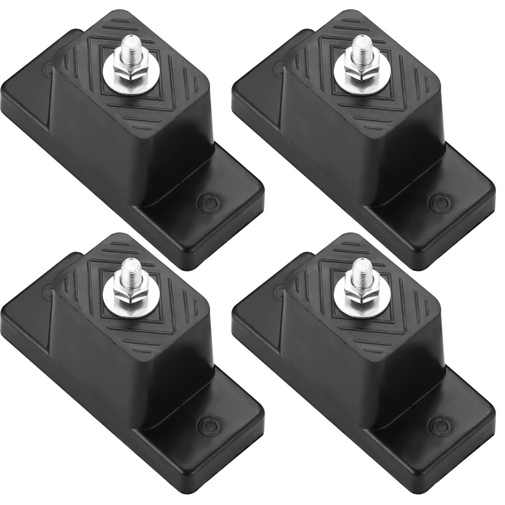 4Pack Rubber Vibration Isolator Mounting Bracket, Air Conditioner Mounting Br...