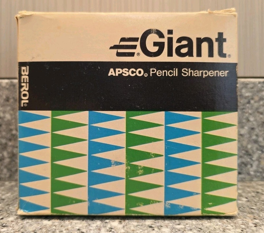 Berol Giant APSCO Pencil Sharpner 0806 Manual Mechanical Eagle Pencil New