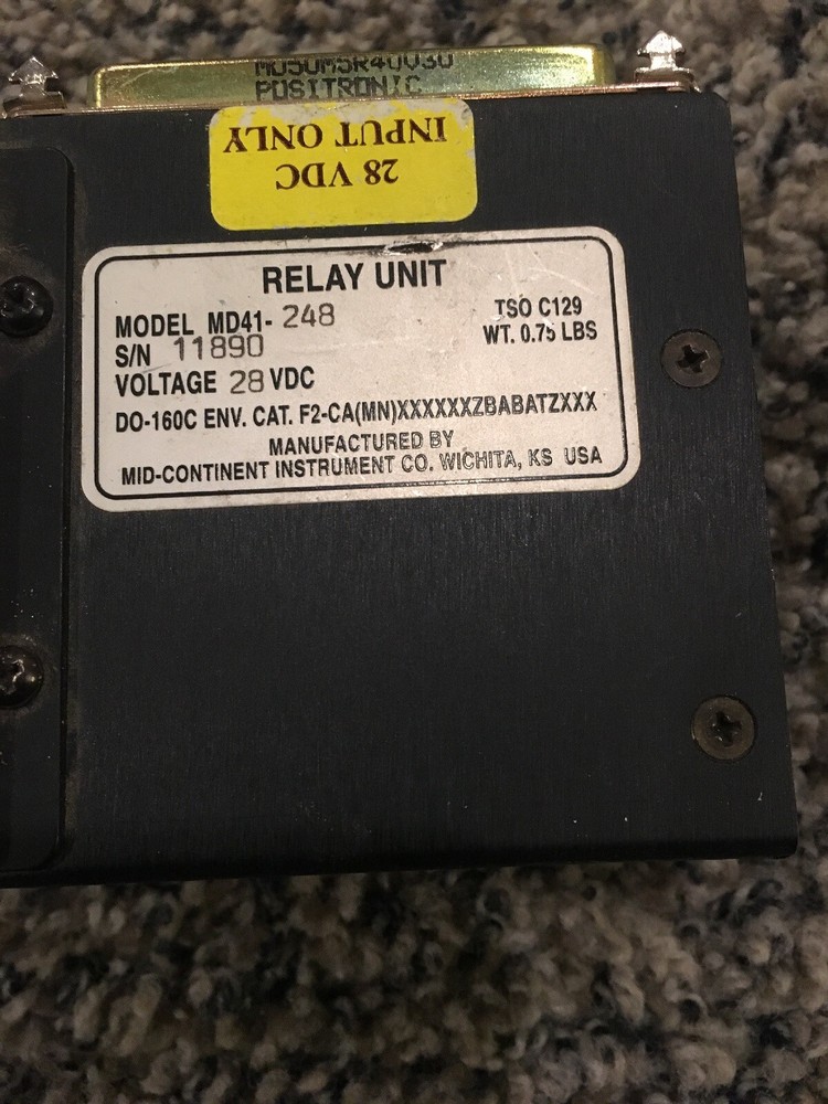 MID-CONTINENT  MD41-248 RELAY UNIT