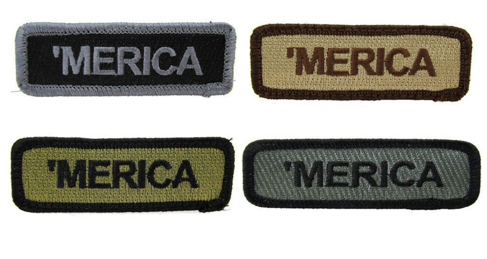 'MERICA Morale Patch - Various Colors