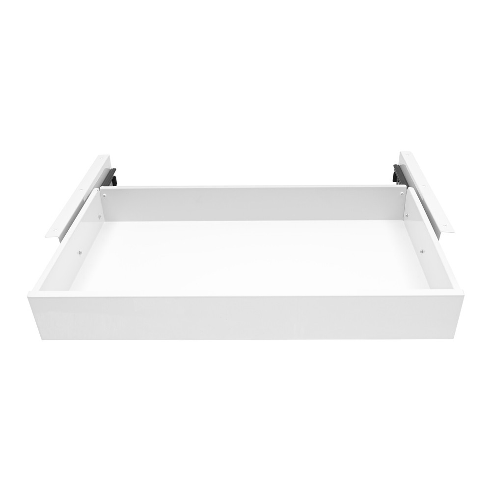 Under-Desk Sliding Pull-Out Drawer for Office Storage Organizer