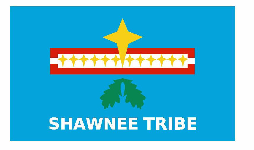 Shawnee Tribe Oklahoma Flag Sticker Decal