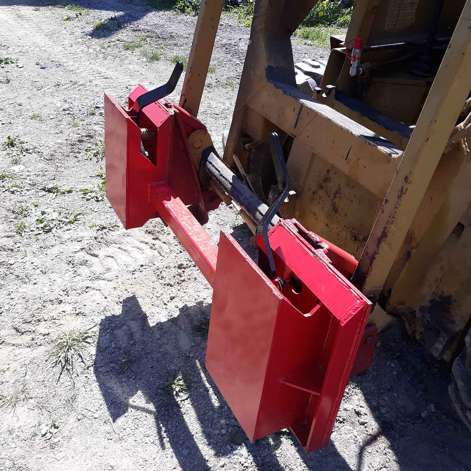 4000LBS Skid Steer Quick Tach Conversion Adapter Plate Attachment For Bobtach