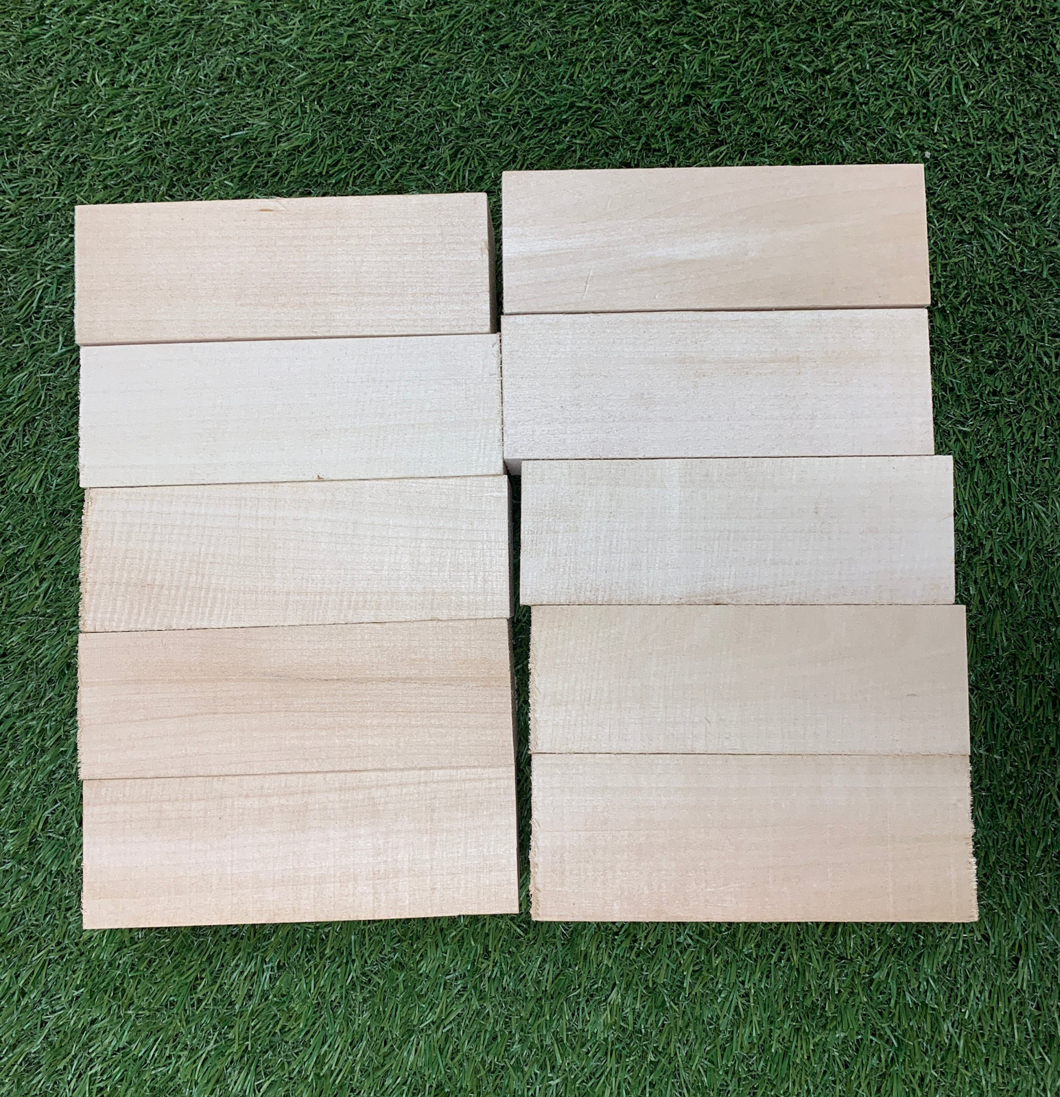 Pack Of 10, Basswood Turning Blank Carving Lumber Wood Blocks 2-1/2"x2-1/2"x8"