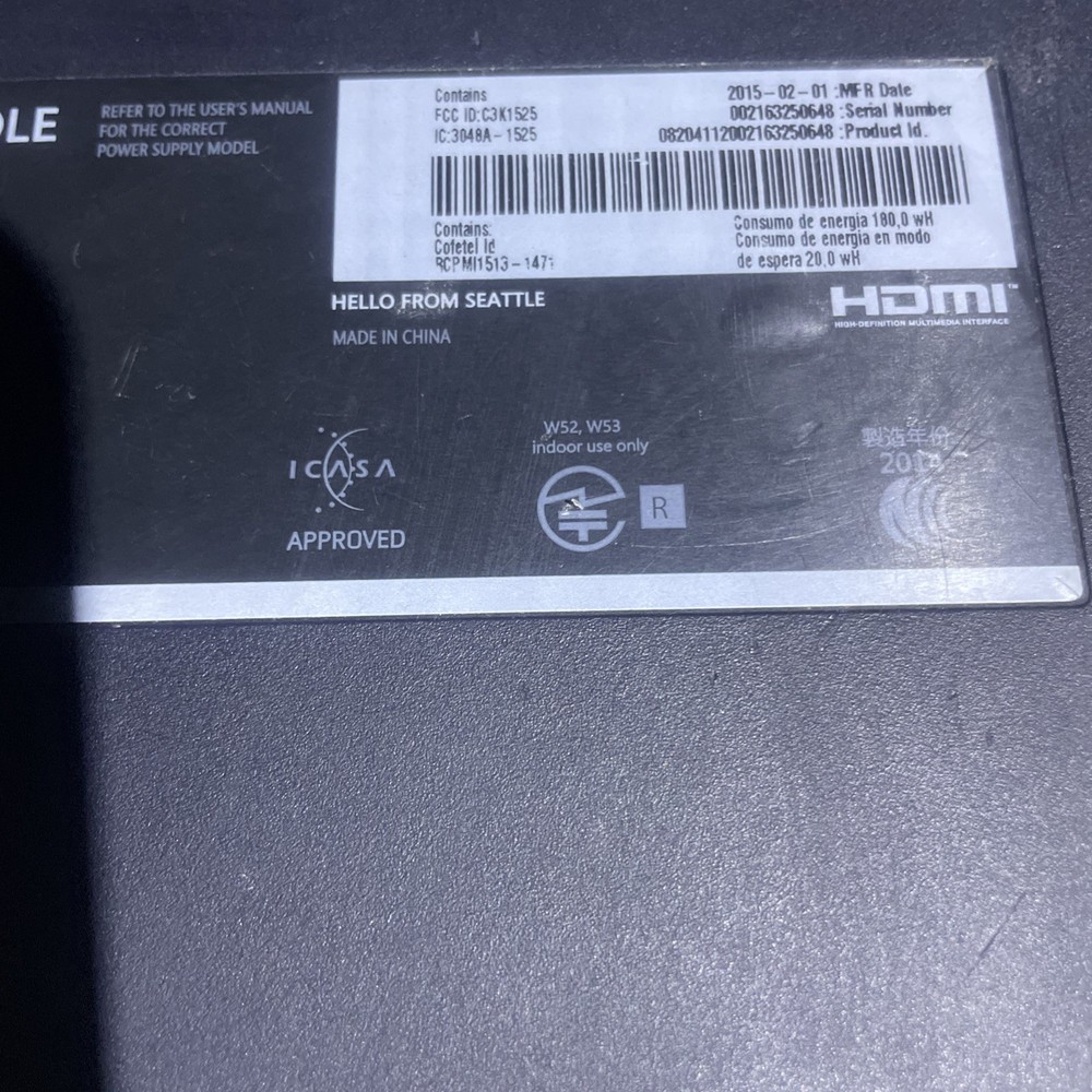 Microsoft Xbox One Home Console - Black (1540)