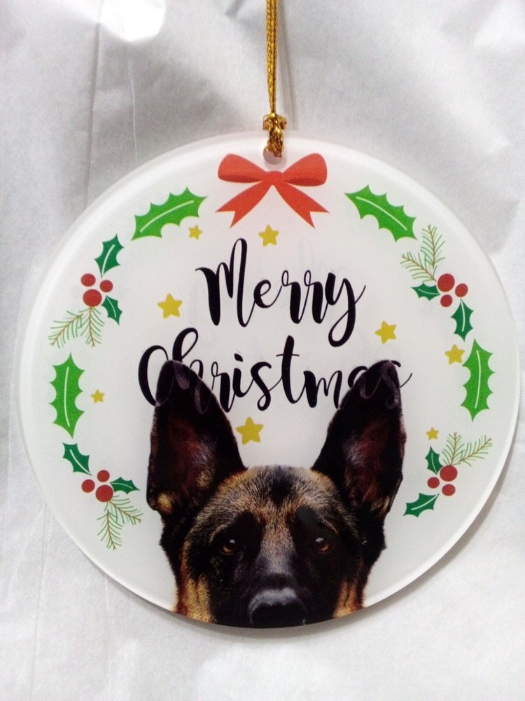 Dog German Shepherd Ornament NEW
