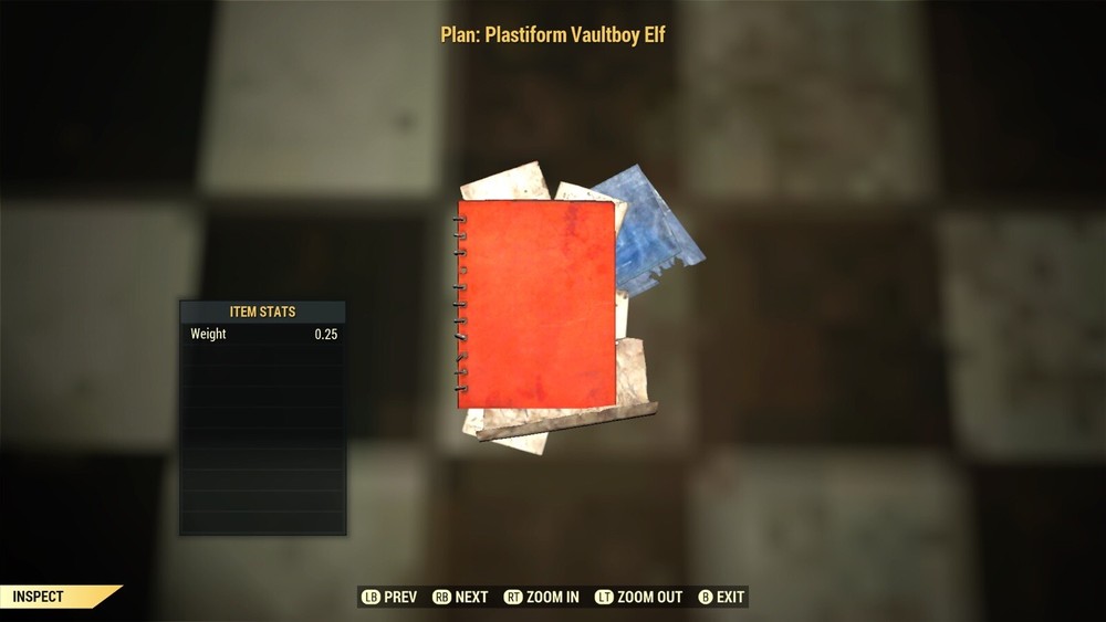 (Xbox) Plastiform Vaultboy Elf Plan