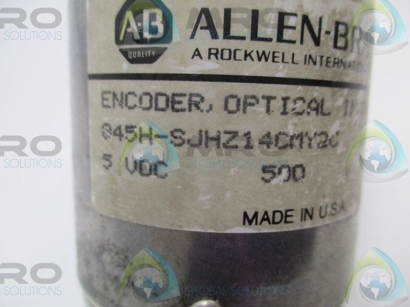 ALLEN BRADLEY 845H-SJHZ14CMY2C SER. B OPTICAL INCREMENTAL ENCODER UNMP