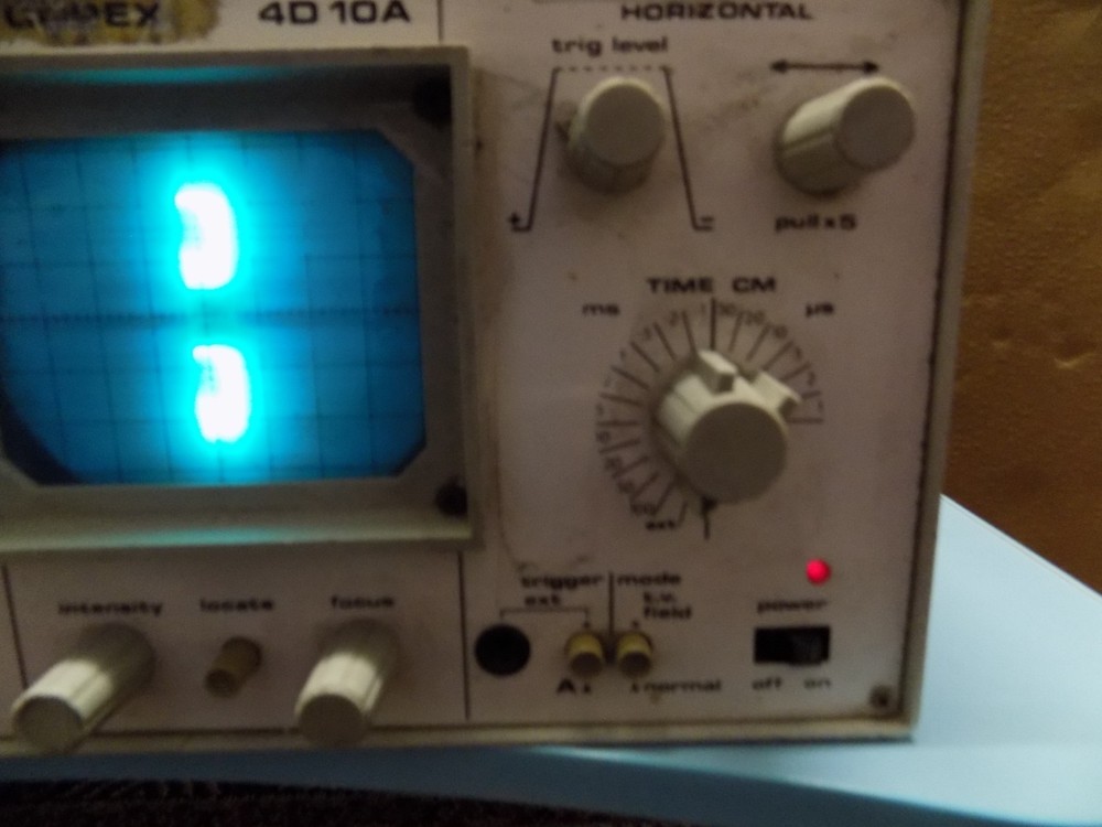 Vintage Scopex Oscilloscope Model 4D10A