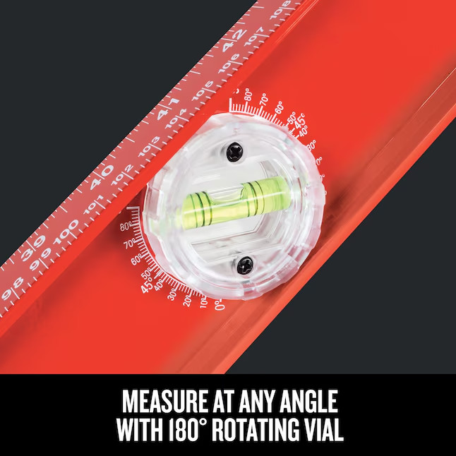 CRAFTSMAN 48-In Aluminum I-Beam Level 3 Vial Precision Measuring Tool