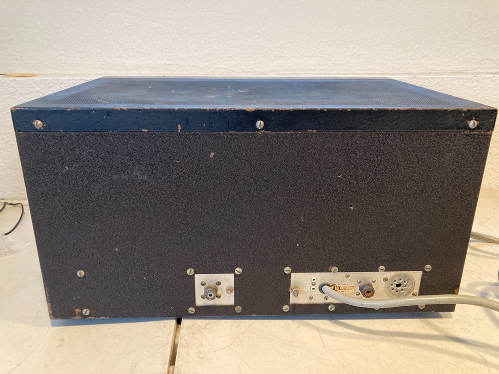 Vintage Johnson Viking II HF tube Transmitter Copper Plated Case