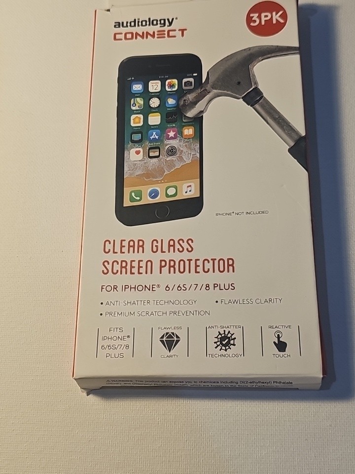 Glass screen protector Clear iPhone 7 and 8