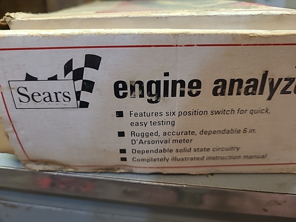 Sears Engine Analyzer For 12 Volt Systems # 161.2161 28 2161
