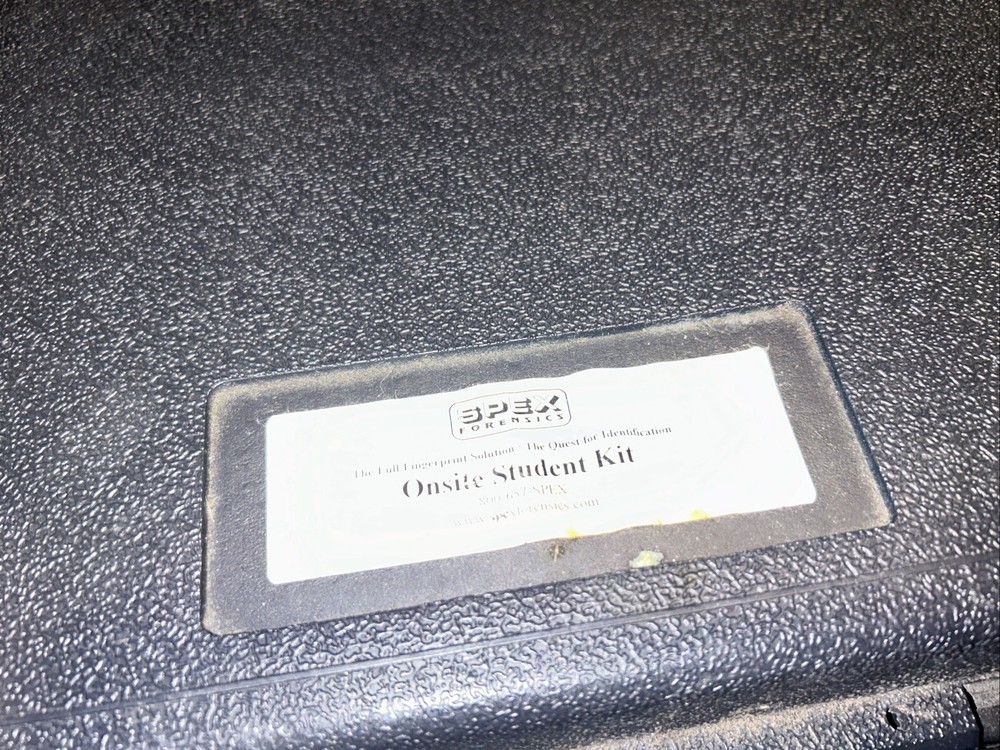 Spex Forensics Onsite Student Kit Complete Set With Carry Case