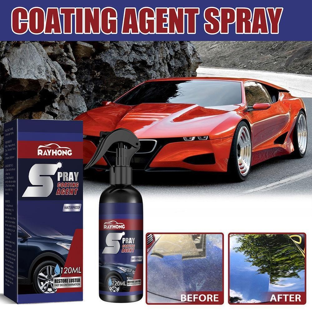 2Pcs Multi-functional Coating Renewal Agent Quick Coating Spray High Protection