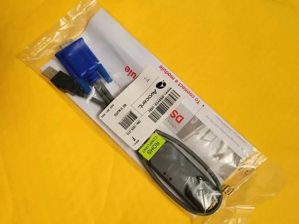 NEW Avocent Server Interface Module KVM Extender DSAVIQ-USB2 / 520-430-503/5