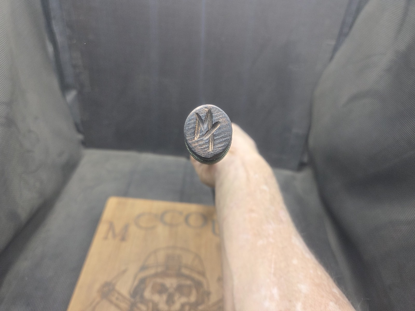 HAND FORGED AIRBORNE RANGER SPIKE TOMAHAWK BY MARK MCCOUN MADE IN THE USA