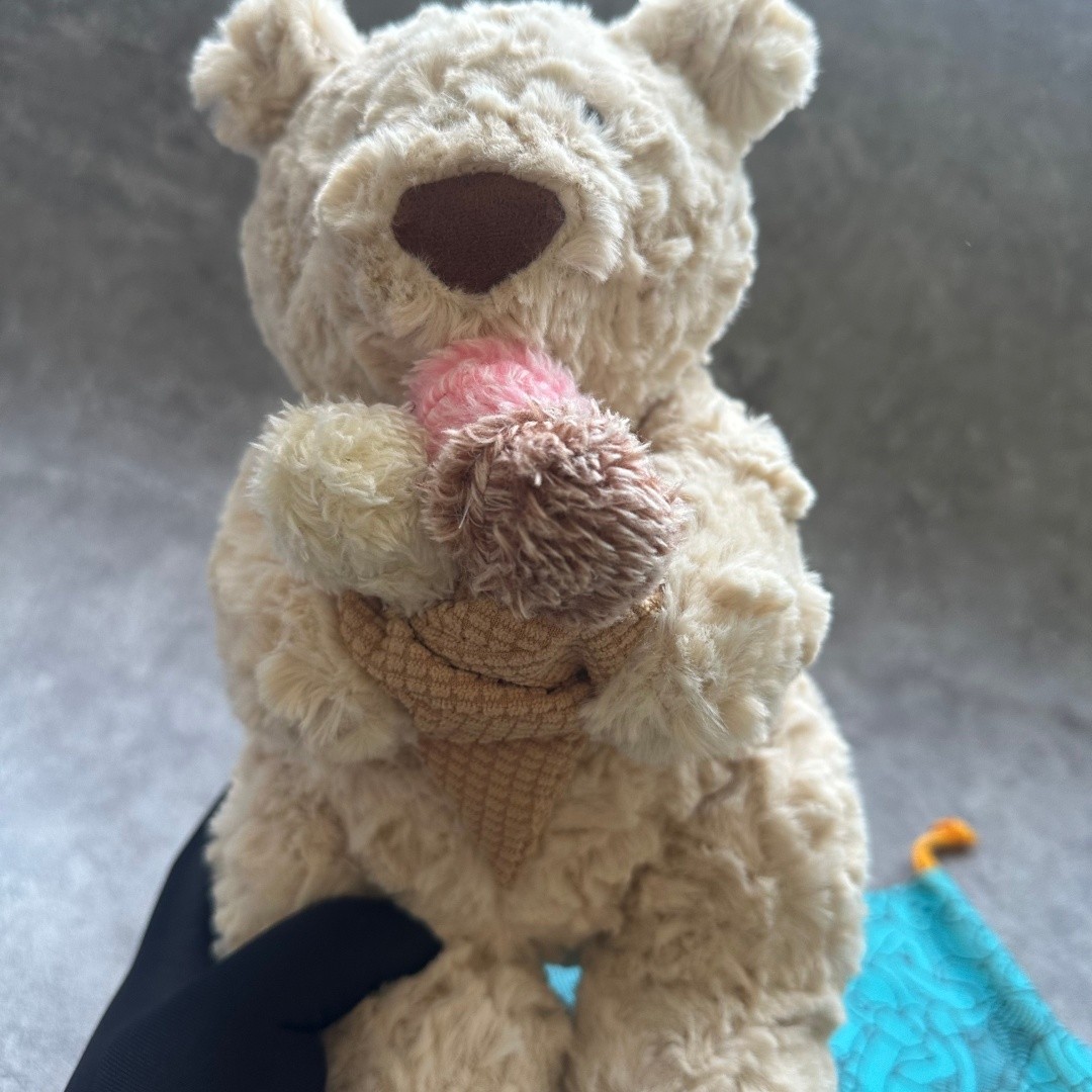 Jellycat Bartholomew Bear Ice Cream Oatus BNWT - NYC Exclusive Fao Schwarz