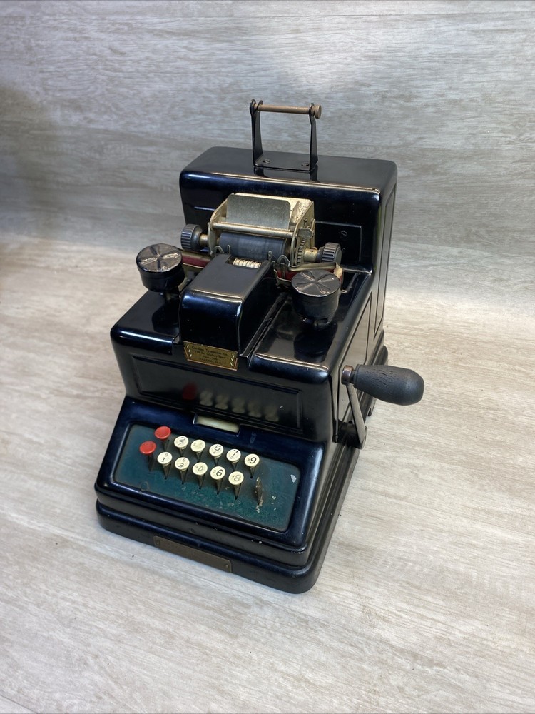 Antique Dalton Adding, listing, & Calculating Machine CLEAN READ MISSING KEY