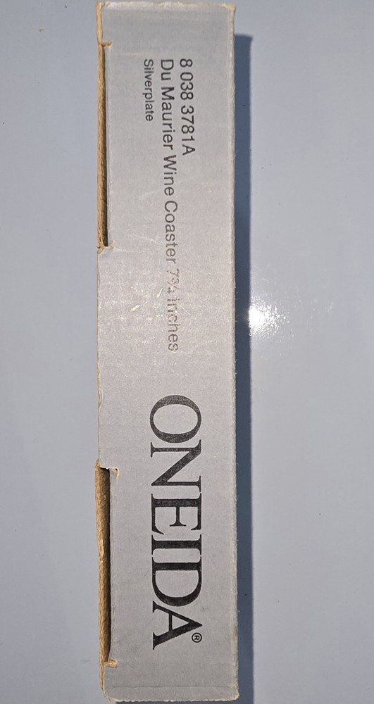 Oneida Royal Provincial Silverplate Cork Lined Wine Champagne Bottle Coaster USA