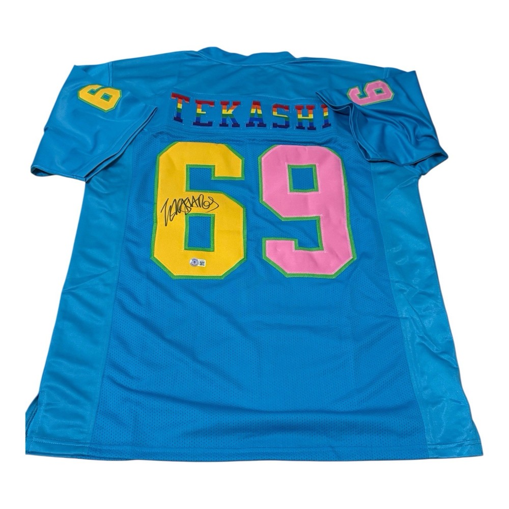 Tekashi 6ix9ine Autographed Signed Football Jersey (Beckett Witness Certified)