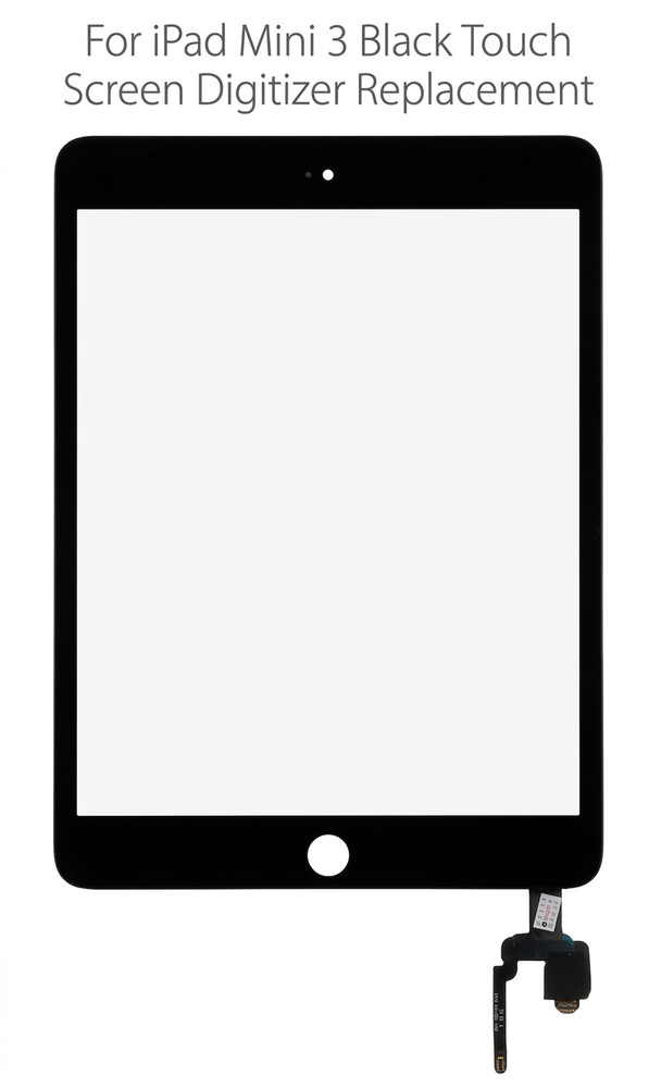 For iPad Mini 3 Black Touch Screen Digitizer Replacement