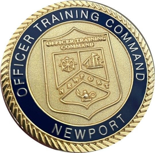 OFFICER TRAINING COMMAND ~ NEWPORT ~ LDO/CWO ~ OCS ~ ODS ~ 1.75" 
