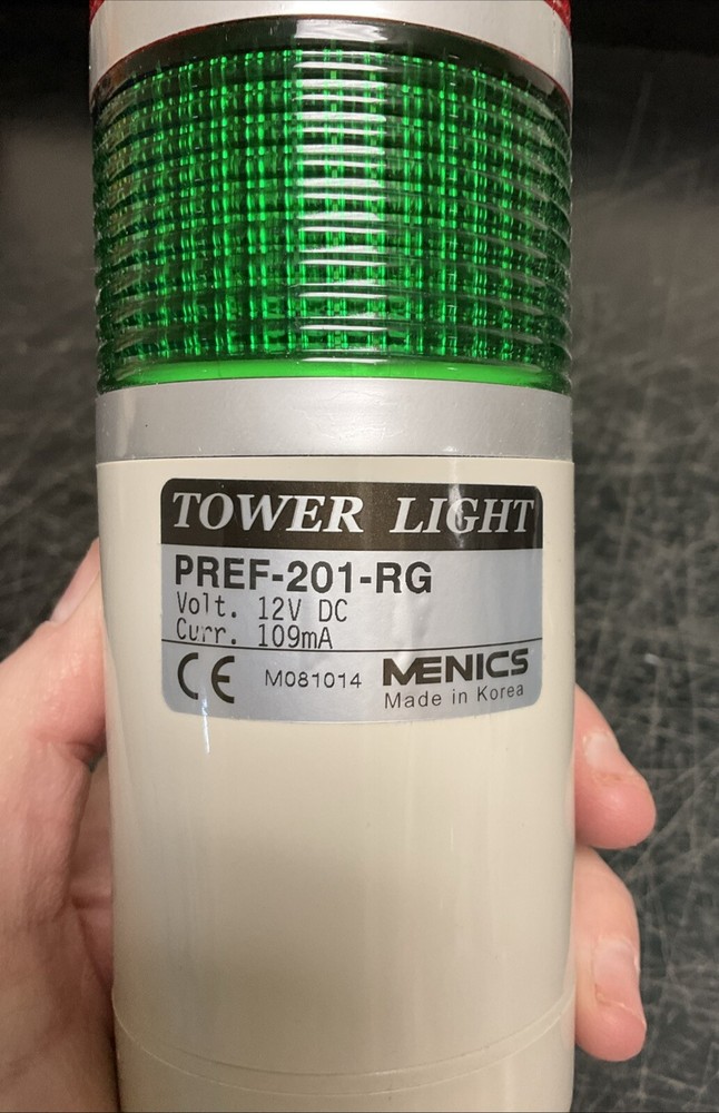 Menics 12V Tower Light PREF-201-RG | New Without Box