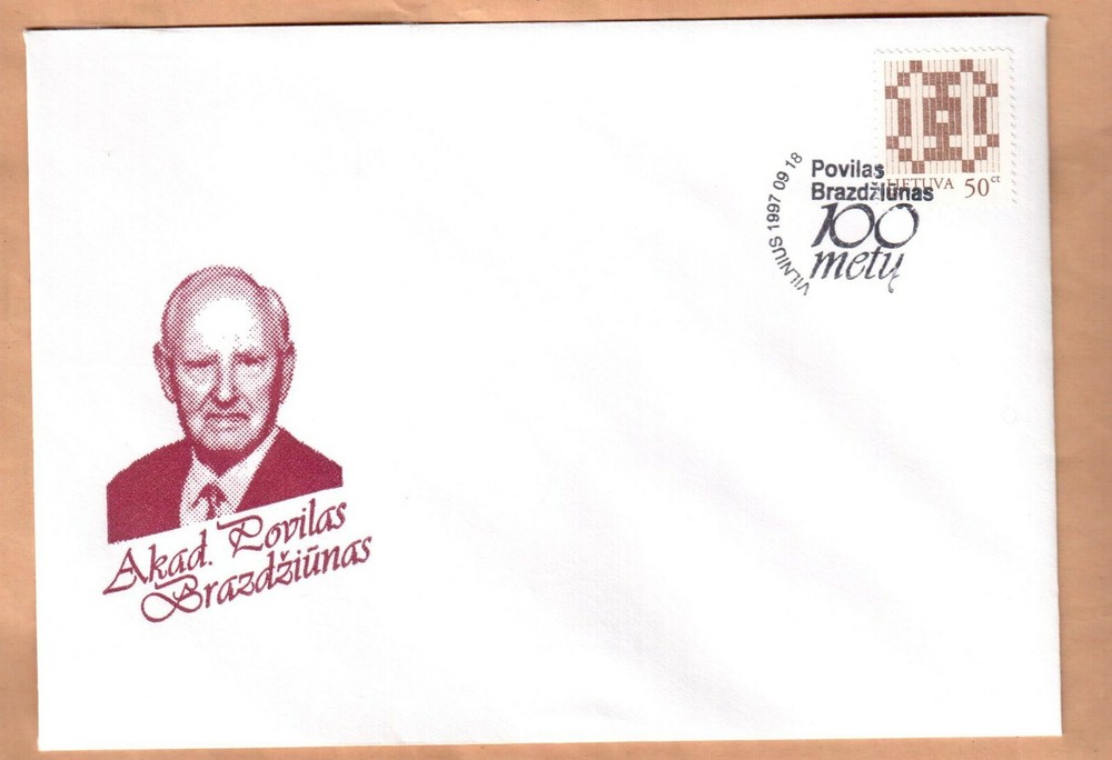 Cover Lithuania 1997 Povilas Brazdziunas