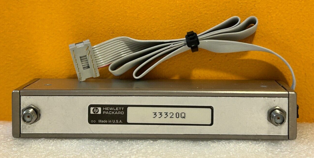 HP Agilent 33320Q DC-4 GHz, 11 dB, 24 VDC, Programmable Step Attenuator. Tested!