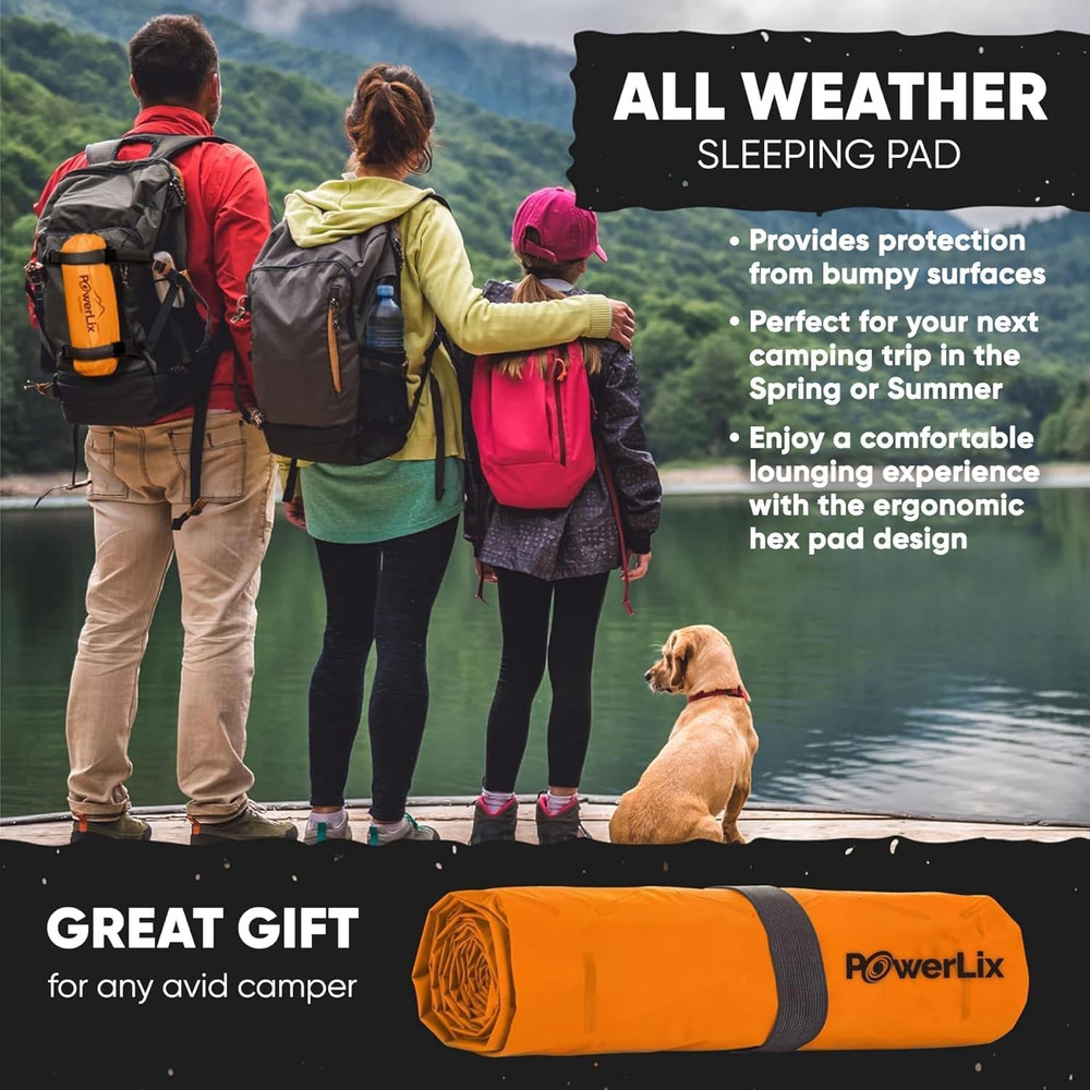 2 Pack Sleeping Pad for Camping, Ultralight Inflatable Sleeping Mat, Compact Lig