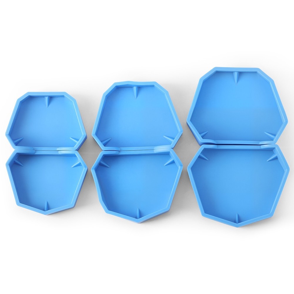 Dental Lab Silicon Rubber Plaster Model Base Denture Tray Impression Former Base