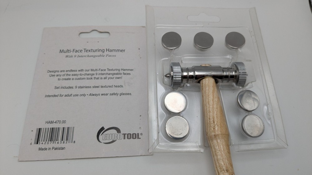 Euro Tool Multi Face Texturing Hammer